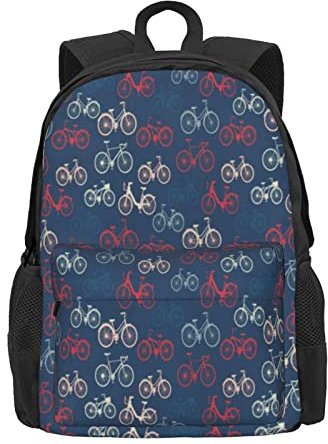 ASEELO Large Capacity Casual Backpack Bikes Bicycle Cycling Laptop Backpack Storage Bag Travel Daypack for Hiking Camping Outdoor