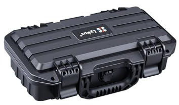 Lykus HC-3011 Waterproof Hard Case with Customisable Foam, Interior Size 31x13.9x8.9 cm, Suitable for Short Slim Items