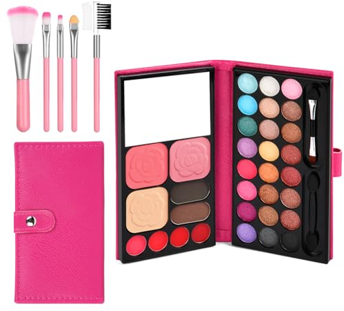 Aomig Kinderschminke Set, 6 Stück Waschbar Kosmetisch Erwachsene, Sicher Ungiftig Schminkset, Make up Spielzeug, Halloween Weihnachts Geburtstags Geschenke Cosplay Party Halloween Karneval Weihnachten