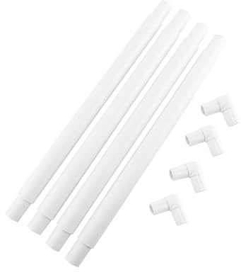 Tbest Stickrahmen Quadratisch, Kunststoff-Cliprahmen Mit Robuster Polypropylen-Konstruktion Und Sicherer Stofffixierung Für Kreuzstich Quilten Und Nadelspitze Stickerei (43, X 43, Cm)