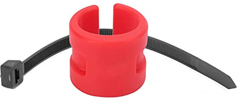 Fuerdich Gummi-Kettenschutz, Fahrrad-Kettenstrebenschutz, Fahrradrahmenschutz, Schutzpolster für Mountainbike, Rennrad, Radfahren (Red)