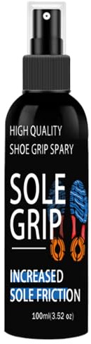 Spray antideslizante para de zapatos de 100 ml, spray para inferior de zapatos de baloncesto, potenciador de tracción de zapatos, agarre portátil para tenis y zapatos de baloncesto