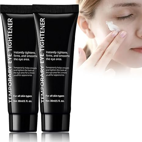 Luvi - Tensor facial temporal, crema tensora facial Luvi, tensor facial instantáneo, tratamiento instantáneo de bolsas de ojos, crema reafirmante de elevación (2 unidades)