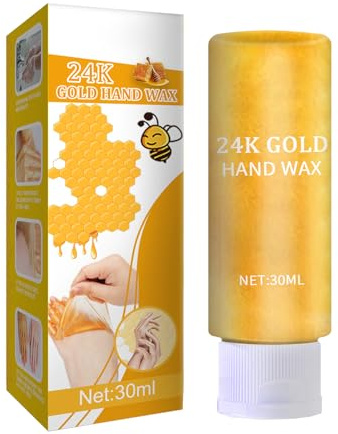 Mnozreo Maschera a Mano al Miele,Idratante per la Riparazione,30ML,1PC,Cera Per Le Mani Sbiancante Nutre E Idrata La Pelle Delle Mani