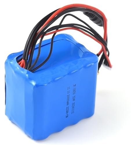 Paquete de batería de Iones de Litio Recargable 12V 20000mAh Batería de reemplazo portátil Ligero de Alta Potencia para V030 GPS Control Remoto Barco de Pesca Bait