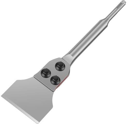 SDS Plus Floor Scraper for SDS Plus Hammer Steel Adhesive Remover Bits for Vinyl Flooring VCT Tile Linoleum Concrete Mortar