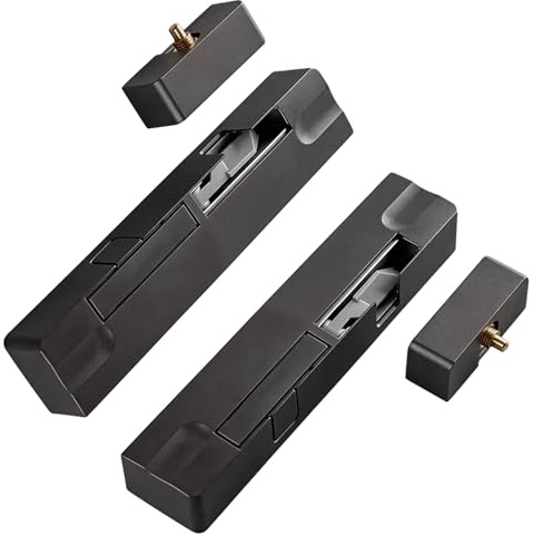 Cierrapuertas, 2 Piezas Cierra Puertas Automática No Requiere Perforación con Capacidad de Carga de 80 kg Cierrapuertas con Brazo de Suspensión Ajustable para Holguras de Puerta de 7 a 17 mm
