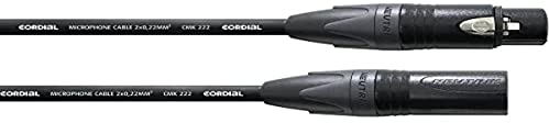 CORDIAL CABLES Mikrofonkabel Peak Neutrik XLR 1,5m MIKROPHONE KABEL Select Symmetrisch Standard