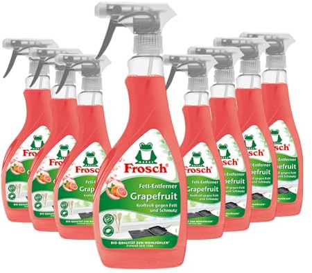 Frosch Grapefruit FettEntferner Sprühflasche, Frisch, 500 ml (8er Pack)
