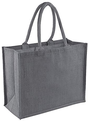 Westford Mill Jutetasche/Einkaufstasche, 21 Liter (2 Stück/Packung) (Einheitsgröße) (Graphite Grau/)