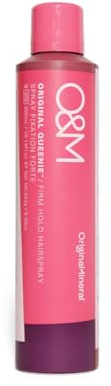 O&M Queenie hårspray, flexibel hållning utan stickning, med australiensisk lillpill som naturligt kollagen, hälsosamt och kraftfullt hår, lugnande och naturlig hårvård, 300 ml