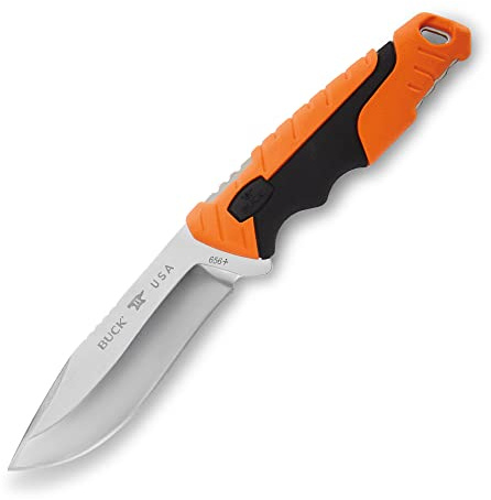 Buck Knives 656 Pursuit Pro Jagdmesser mit fester Klinge, 11,4 cm S35VN Edelstahlklinge, Polyester-Ummantelung im Lieferumfang enthalten