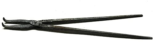 Tenaza de forja pinzas de herrero Tenaza de forja de nariz curva para tornillo de banco yunque 36cm - 120cm Tenaza de forja para Engineer Blacksmith Forge,52cm