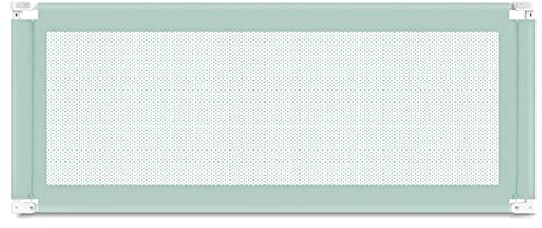 XYEJL Kinderbettgitter Kinderbettgitter, Höhenverstellbar Bettgitter Anti Fall Bettgitter Vertikale Hebesicherheitsschutzgitter, Für Kleinkind Baby Kinder,Green-200cm