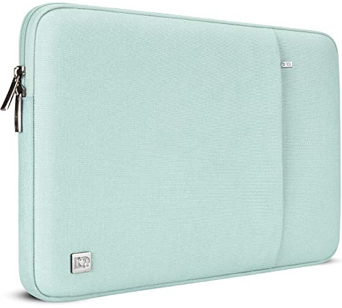 DOMISO 14 Pulgada Funda para Bolsa de Transporte portátil para de 14 Lenovo Chromebook S330/ThinkPad A475 A485 E485 T480s/HP ProBook 640 645 G4/DELL Inspiron 5482 5490 Chromebook 14, Verde Menta