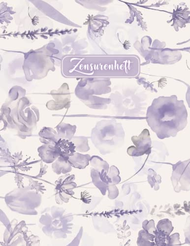 Zensurenheft: Schulnotenheft im DIN A4 Format | Listenbuch für Lehrer | Notenlisten lehrer a4