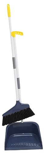 MUCKLILY Juego De Escoba y Recogedor Mocho Fregona Palo para Pisos Cepillo Barrendero