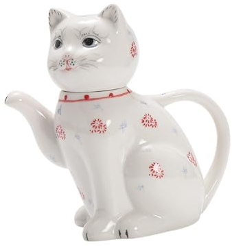 Gralara Adorabile teiera per Gatti, brocca in Ceramica, brocca da tè di Grande capacità, Bicchieri per la casa, tè Freddo, Succo di Frutta, caffè Freddo