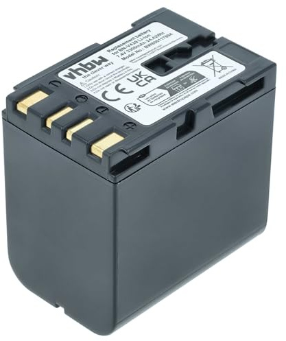 vhbw 1x batteria sostituisce JVC BN-V428U, BN-V428, BN-V438U, BN-V438 per videocamera camcorder (3300mAh, 7,4V, Li-Ion)
