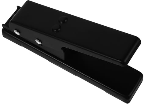 Gitarrenplektrum Stanzer aus Eisen Schwarzer für Selbstgemacht Gitarrenloch | Gitarristen, Bassgitarren Punch und Gitarrenbauer Stanzset, mit Material und Cutter