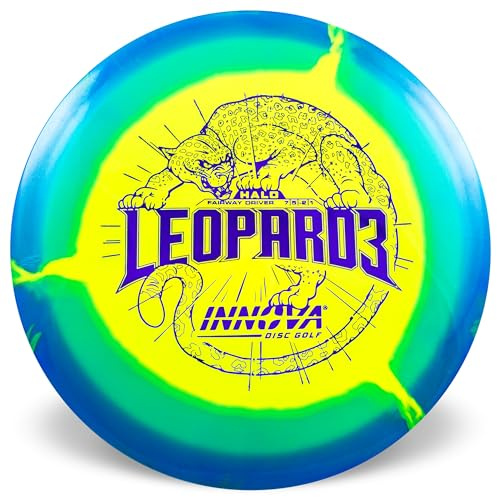 Innova Halo Star Leopard3 Disc Golf Driver – Disc Golf Driver (Colors Will Vary) (160-164g)