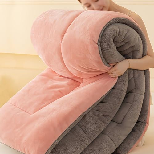 XHCTNN Flanell PlüSch BettwäSche Winter Flanell BettwäSche 135 X 200 Milch-Samt Kuschel Warme BettwäSche 135x200 (B,80x90/203 * 229cm)