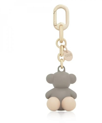 TOUS Llavero Topo Metal, Para Mujer, Medidas 4,1 x 3,3 x 2,8 cm, Colección Bold Bear