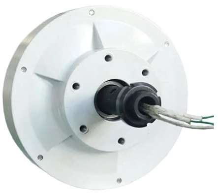Aerogenerador Eolico, Generador de bajas RPM de 3KW for molino de viento de turbina de viento Vertical, alternador sin núcleo Maglev permanente sin escobillas, 3000W, 12V, 24V y 48V(No connector,48V_3