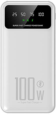 Power Bank fast l Battery Fast Charging 20000mAh Portable Charger with Lights 100W LED Display Laptop