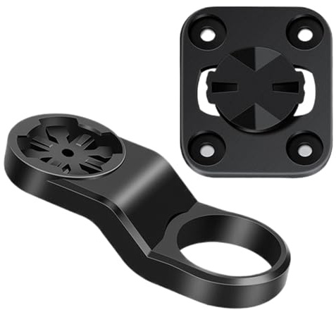 Support de téléphone pour vélo – Support de téléphone pour guidon de moto, pince ergonomique réglable en aluminium avec clip arrière pour la navigation tout-terrain, VTT, vélo