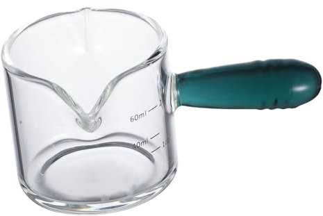 Bicchiere da Espresso con Misuratore per Latte Compatto e Sicuro per Uso