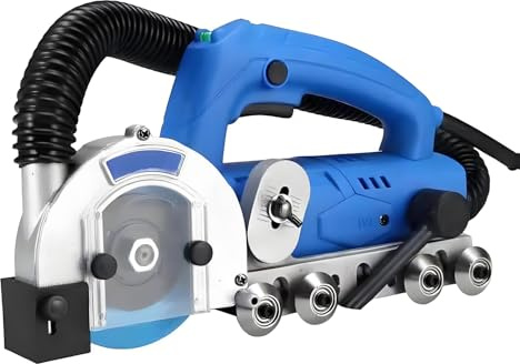 LYAYYDS Máquina Profesional para Quitar lechada para renovación, Herramienta eléctrica de 1200 W y 9000 RPM para Eliminar lechada y Cemento Viejos en la reparación y rejuntado