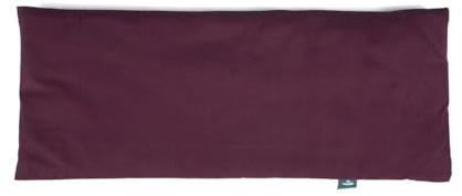 Bodhi Meditationsbank Auflage | Sitzauflage aus Baumwolle | Bequeme & Weiche Polsterung | Sitzunterlage für den Meditationshocker Lhasa | Sitzkissen mit Waschbarem Bezug | aubergine