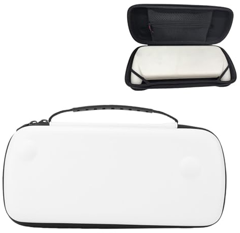 Zunate Custodia Rigida per Trasporto, Borsa Protettiva in EVA per Console di Gioco Portatile ROG Ally X 7 Pollici 2025 con Esterno Impermeabile per Assorbimento degli Urti e Interno in (WHITE)