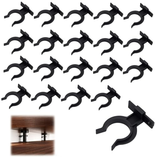 20 Stück KüChen Sockelleisten Clips Sockelblende Küche Küchensockel Befestigung Sockelblendenhalter Fussleisten Halterung Küche Kitchen Base Clips für 32-36mm KüChenfüße