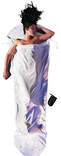 Cocoon Seide/Baumwolle MummyLiner, Herren, Natur | Mischung aus Seide und ägyptischer Baumwolle, weicher temperaturregulierender Komfort, mumienförmiges Innenfutter