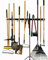 Système de rangement réglable, 120 cm, supports muraux pour outils, organiseur mural pour outils, organiseur de garage, organiseur d’outils de jardin, parfaits pour rangement de garage