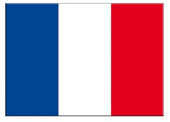 MaxFlags Frankreich Flagge, französische Aufkleber, 5 Stück - 7 x 10 cm