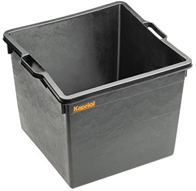 SQUARE BLACK DEBRIS TUB