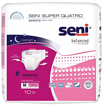Super Seni Quatro - Gr. Medium - Inkontinenzhosen und Inkontinezslips bei Blasenschwäche