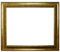 Barockrahmen Gold fein verziert 837 ORO, Leerrahmen 60x80 cm