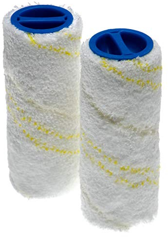 vhbw 2X Rullo con Spazzola in Microfibra (Set) Compatibile con Kärcher FC 3 Cordless, 3 Cordless Premium lavapavimenti - Doppia Confezione
