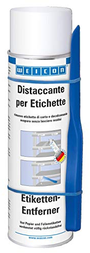 WEICON Distaccante per Etichette / 500 ml/con spatola speciale per un lavoro efficace