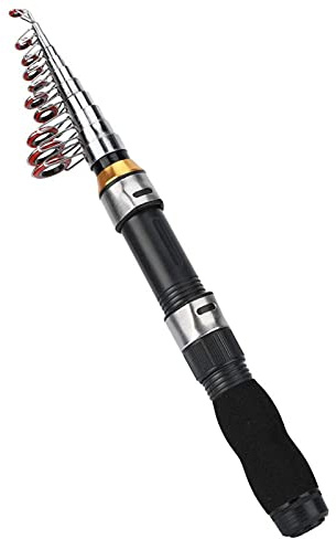 Robuste Glasfaser Angelrute für Winterfischen mit Edelstahlführung für Karpfenangeln Raubfischangeln Barsch und Zander als langlebiges präzises Angelgerät
