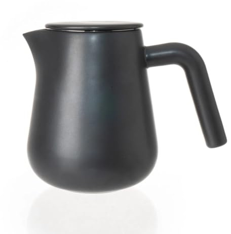 Carl Henkel ARCA X-Tract Kaffeekanne Porzellan mit Filter 0,8l | Coffee Maker für 4-5 Tassen | Kaffeebereiter mit Kaffeefilter Edelstahl, der warm hält | Kaffeezubereiter | Cold Brew Coffee Maker