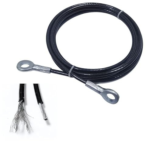 xiaghua369 1m/1,5 m/1,8 m/2m/2,5 m/3 m/3,5 m/4m/5 m/6 m/7 m Fitnessstudio -Drahtseil Schwerpfleger Stahlabirerope für Home Cable Machine Dicke 5 -mm