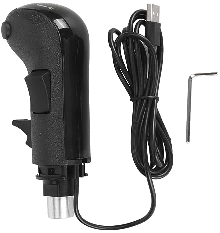 USB-Schaltknauf, USB Truck Simulator Shifter, Racing Games Gear Shifter für ETS2 & ATS Games PC Racing Shifter, Kompatibel mit Logitech G29 27 25 920 923 & TH8A