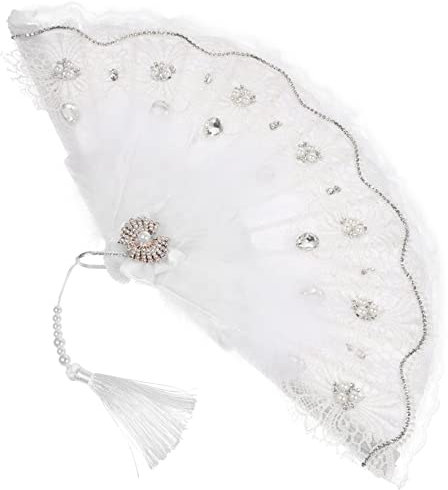 TOPBATHY Federfächer Hochzeitsfans Chinesische Hand Handfächer Für Frauen Japanischer Faltfächer Chinesische Hochzeitsdekoration Vintage Faltfächer Plastik Hochzeitsbedarf Lolita Braut