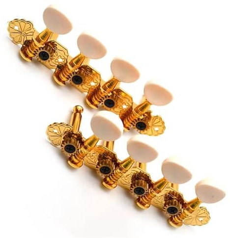 Guitar Tuners Mandolin Tuning Keys, Machine Head Tuners, Tuning Pins, Gold/nickel-plated Instrument Parts (Color : Gold)