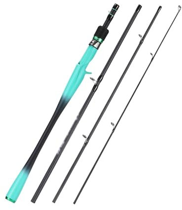 yixinzi-2024 Angelruten 1,8 m Angelrute 4 Abschnitt Carbon Fiber Blau Angelrute Casting Tragbare Stangen Stange Karpfen Angelrute Angelrute Teleskoprute